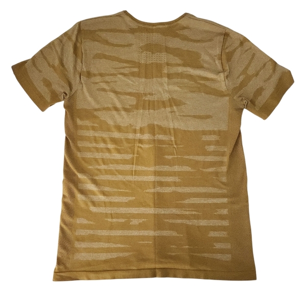 SALOMON XA Camo Performance Tee yellow mustars camo size large - Picture 4 of 10